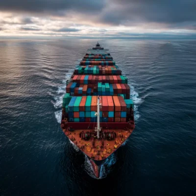 barco con carga maritima de envios internacionales vip cargo services